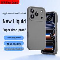 Cloud-Feel Liquid Silicone Case for iPhone 17 Series iPhone 17 Pro grafito pilka spalva