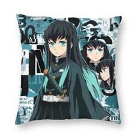 Muichiro Tokito Plakato Pagalvės Užvalkalas Namų Dekoras Anime Manga Demon Slayer Pagalvės Užvalkalas Mesti Pagalvę Automobiliui - dvipusis Spausdinimas 12x12Inch