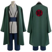 HOLOUN Anime Tsunade Cosplay Kostiumas Siuvinėjimas Haori Viršus Kelnės Diržas Helovinas Kalėdų Dovana Cos Konvencija XS（old）