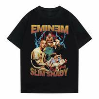 JRJZ Eminem T-Shirt For Men And Women Fashionable Cotton Shirt Tops Kids Hip Hop T-Shirts Rock Music T-Shirt For Men #913217 S