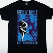 GNS N ROSES NAUDOK SAVO ILIUZIJĄ TOUR 91-92 NAUI JUODI MARŠKINĖLIAI geriausias dizainas S juoda