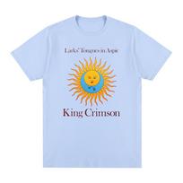 King Crimson Roko Muzika Spausdinti Grafiniai Grupės Marškinėliai Medvilniniai Vyriški Marškinėliai Nauji TEE TSHIRT Moteriški Viršutiniai Drabužiai S