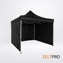 Prekybinės palapinės stogas ir sienos (4 vnt.) komplektas  3x3 Juoda Zeltpro TITAN
