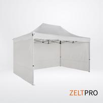 Prekybinės palapinės stogas ir sienos (4 vnt.) komplektas  3x4,5 Balta Zeltpro TITAN
