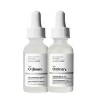 Odos palaikymo rinkinys (Niacinamidas 10% + Cinkas 1%, Hialurono rūgštis 2% + B5)