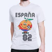 Retro Ispanija Oranžiniai Futbolo Animaciniai Marškinėliai Vyrams Vintažiniai Grafiniai Marškinėliai Streetwear Laisvalaikio Medvilninis Topas Trumpomis Rankovėmis Futbolo Gerbėjo Dovana S
