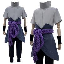 HOLOUN Anime Uchiha Sasuke Cosplay Kostiumas Viršutinė dalis Kelnės Diržas Cos Konvencijos Dovana Suaugusiųjų Versija Unisex XS（old）