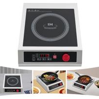 Y14 3500W nerūdijančio plieno indukcinė kaitlentė, 110V juoda elektrinė indukcinė kaitlentė stalinė 43*35*9cm komercinėms vietoms US juoda