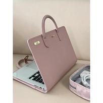Pink Gender-Neutral Laptop Handbag - Protective Computer Case