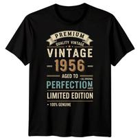 Vintažiniai 1956 m. vyriški marškinėliai su visomis originaliomis dalimis, 69-ojo gimtadienio dovana 3XL