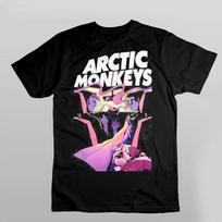 Vintažinis Arctic Monkeys Grupės Albumas Sunkaus Medvilnės Juodas Laisvas ir Kvėpuojantis Unisex Grynos Medvilnės Marškinėliai 3XL
