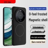 First Guard MagSafe Matte Drop-Protection Phone Case for Huawei Mate Mate 80 Pro Max vidurnakčio juodos spalvos