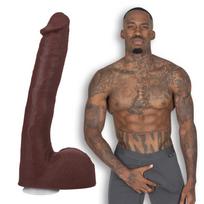 Doc Johnson Signature Cocks Pressure ULTRASKYN Vac-U-Lock 10" Chocolate