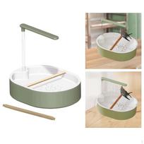 Papūgos vonelė Reguliuojamas siurblys Lengvas montavimas Narvo aksesuaras Žaislas Paukštis Automatinė vonelė Lovebird Budgie Green Shower Head