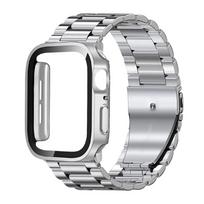 Stainless Steel Strap+Case For Apple Watch Ultra 3 49mm Band 40mm 44mm 45mm 41mm Bracelet correas iwatch Series 6/7/8/9 40mm Series 456
