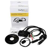 StarTech.com 2-Port USB HDMI Cable KVM Switch with Audio and Remote Switch – USB Powered