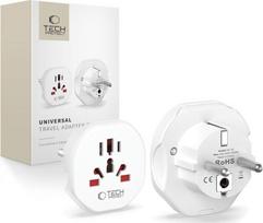 TECH-PRECT ADAPTERIS, ES, JAV, JK, 2 USB PRIEVADŲ GREITAS ĮKROVIKLIS