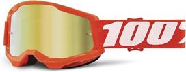 Vaikiški motokroso akiniai 100% Strata 2, oranžiniai