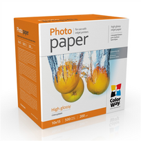 ColorWay Photo Paper, 500 sheets | High Glossy | 200 g/m² | 10x15|PG2005004R