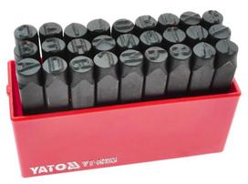 Raidžių išmušėjų komplektas Yato YT-6863; 8 mm; 27 vnt.