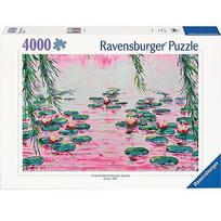 Ravensburger Puzzle - Pink Water Lilies by Mauro Bergonzoli 4000 pieces 12001420