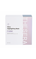 THESERA GLOW HIGHLIGHTING MASK - Švytėjimo suteikianti veido kaukė, 10x25 g