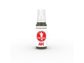 AK Interactive - GREEN UNIFORM BASE – FIGURES 3rd generation Akriliniai dažai, 17ml, AK11427