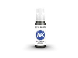 AK Interactive - Gun Metal - standard 3rd generation Akriliniai dažai, 17ml, AK11212