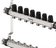 Uponor Vario S kolektorių rinkinys 7 kontūrai x 3/4" Euro