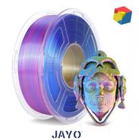 3D Plastikas JAYO PLA Tri-Colour šilkas Raudona-Geltona-Mėlyna 1.75mm/1kg