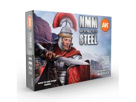 AK Interactive - Non Metallic Metal Steel - 3rd generation - Akrilinių dažų rinkinys, AK11601
