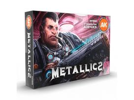 AK Interactive - Metallics Colors - 3rd generation - Akrilinių dažų rinkinys, AK11608