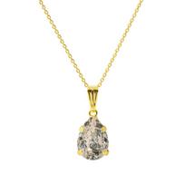 Kaklo papuošalas moterims DiamondSky Venus II (Rose Patina) su Swarovski kristalais