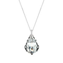 Sidabrinis kaklo papuošalas moterims DiamondSky „Baroque V (Comet Argent Light)“ su Swarovski kristalais, Golden