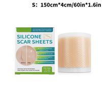 150/300 cm silikono gelio randų lakšto pleistro šalinimo juosta, spuogai, trauma, nudegimas, randų dangalas, odos taisymo skyrius, ausų grožis S