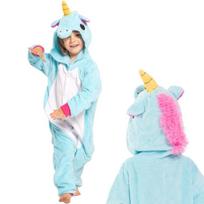 Vaikiška Pižama Kigurumi Kombinezonas Pegaso Kostiumas Mėlynas 105-115 Cm, 105-115 cm