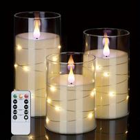 LED žvakės su laikmačiu