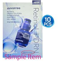 10pcs_[INNISFREE] Retinol Green Tea PDRN Skinbooster Ampoule Gel Mask 23ml (Sample) [10pcs]  Mask Sheet