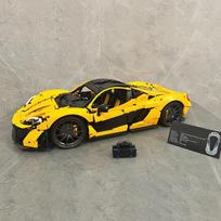 3893 vnt. P1 Techninis Superautomobilio Konstruktorių Rinkinys - MOC 1:8 mastelio modelio sportiniai automobiliai, kaladėlės suaugusiems, žaislai ir dovanos berniukams NO Box