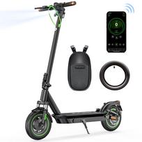 ISINWHEEL S10 Plus 10  Elektrinis paspirtukas kelionėms 500W variklis 36V 15Ah baterija juoda