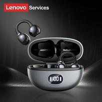 Lenovo LES103 OWS Belaidės Ausinės Ausies Klipas Bluetooth 6.0 Ausinės LED Skaitmeninis Ekranas Kelioninės Sportinės Ausinės Mažos Latencijos laisvų rankų įranga juoda