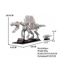 Kretaceus Gigantiškas Teropodas Dinzauras Spinosaurus Skeletas Vėžlio Modelis Dinzaurų Iškastinio Surinkimas Naujiena Vaikams Žaislai Kalėdinės Dovanos PDF Manual
