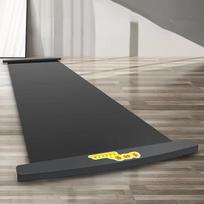 Jogos slydimo kilimėlis Sportas Fitness Glide Pilates Čiuožimo treniruočių lenta Ledo ritulio ritinėlių kojų mankštai Sliding pad juoda