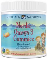 Nordic Omega-3 kummikommid, 82mg mandariinimaiustused - 120 kummikommi