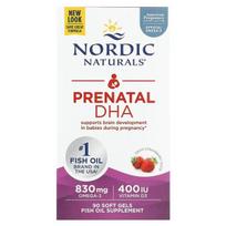 Sünnieelne DHA, 830 mg Omega-3 + 400 RÜ D3 maasikas – 90 pehmet geeli