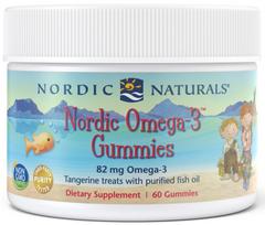 Nordic Omega-3 kummikommid, 82mg mandariinimaiustused - 60 kummikommi