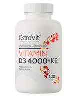D3-vitamiin 4000 + K2 - 100 tabletti