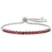 Peridoto teniso apyrankė - 925 svarų sterlingų sidabras