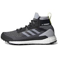 Adidas Terrex Free Hiker Primeblue Halo Silver vyriški sportbačiai su juodu fonu FY7332 42⅔