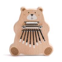 Baby Wooden Kalimba Xylophone Montessori Toys Set Musical Rattle Piano Bear Percussion Instruments Toy for Newborn Education Toy